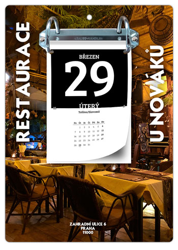 Firemní trhací kalendář